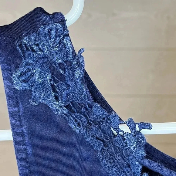 ALYA navy sleeveless swing dress Size Small - Picture 9 of 9